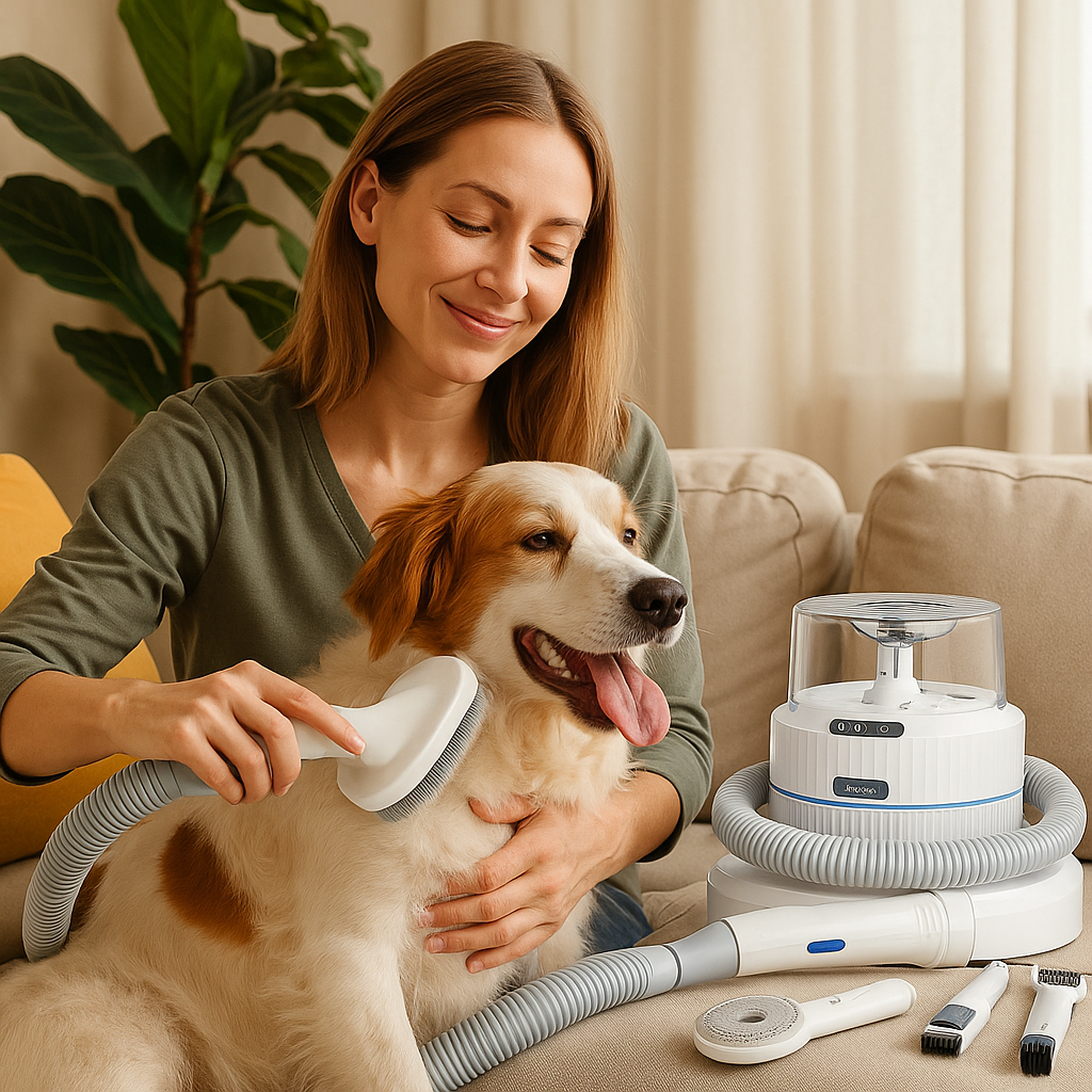 Pamper your furry friend with the 5-in-1 Grooming Kit
