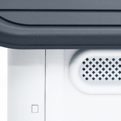 vidaXL Dog House Garden Dog Kennel Small Pet Cage Puppy Shelter Polypropylene